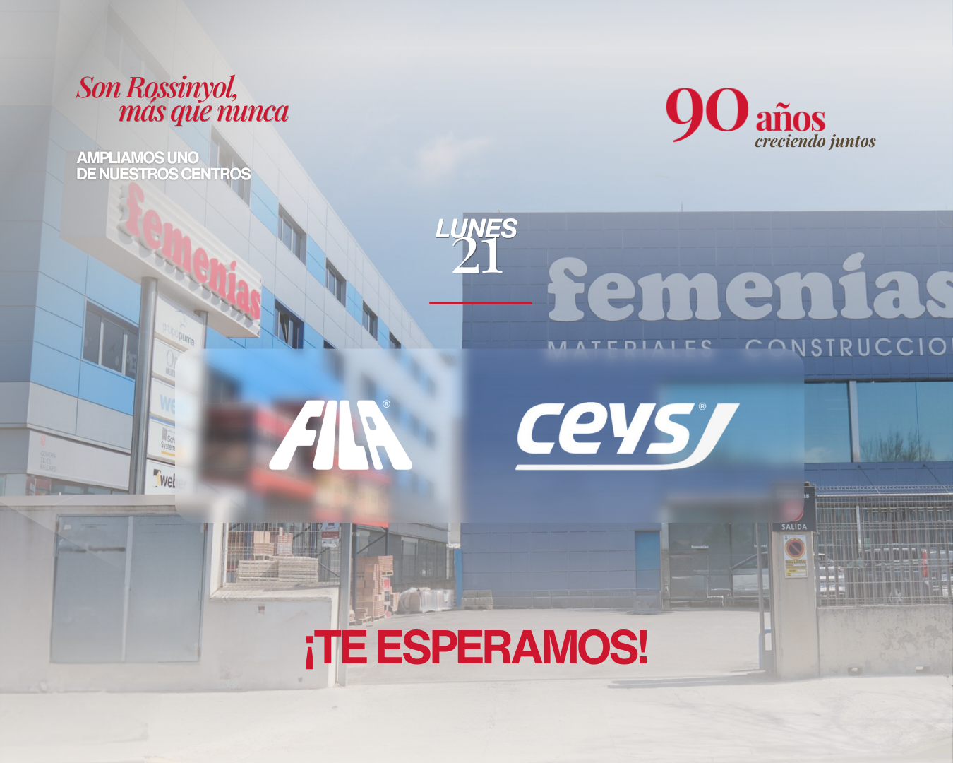 Ampliación centro de Son Rossinyol | Lunes 21 - FILA y CEYS