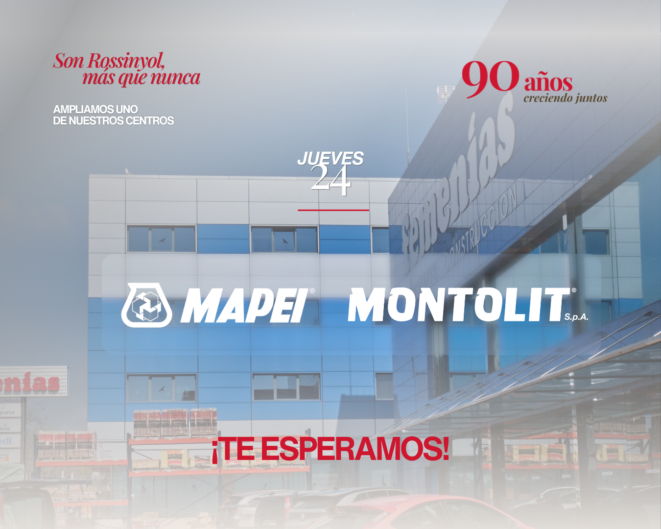 Ampliación centro Son Rossinyol | Jueves 24 - MAPEI y MONOLIT