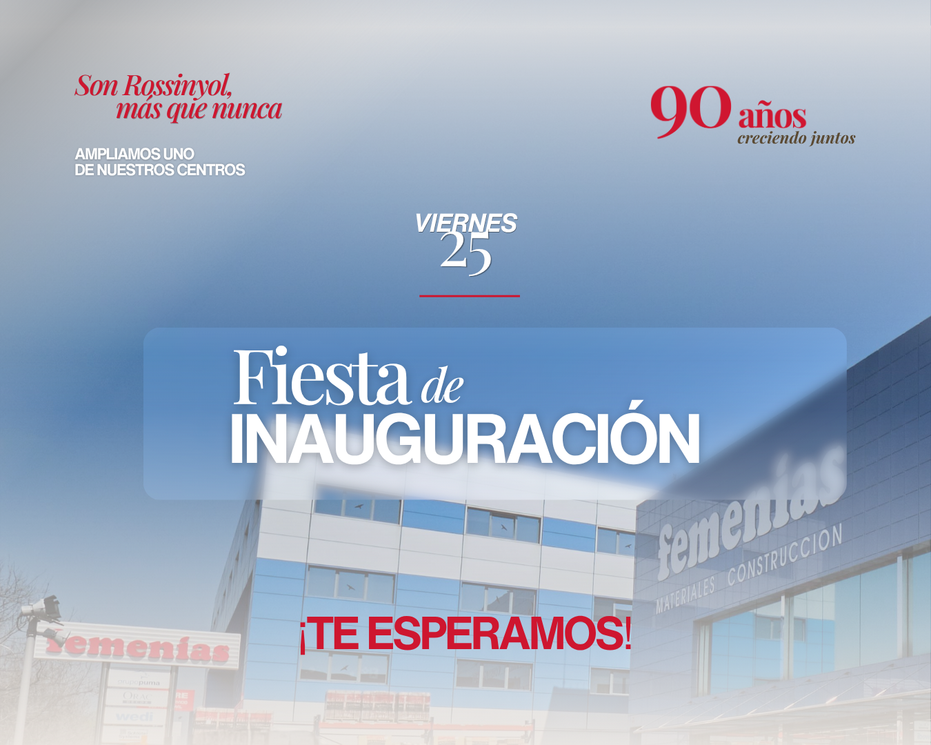 Inaguración de la ampliación del centro Son Rossinyol